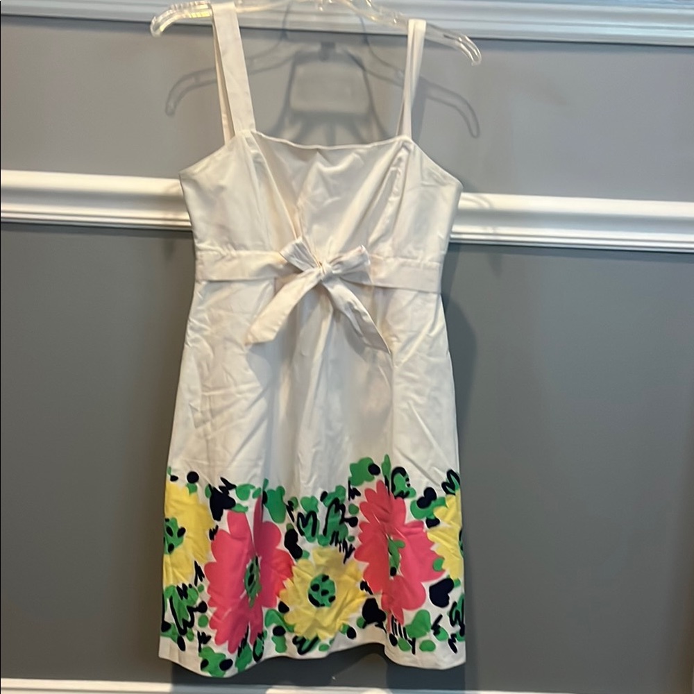 Lilly Pulitzer Pink and White Sleeveless Sundress Mini